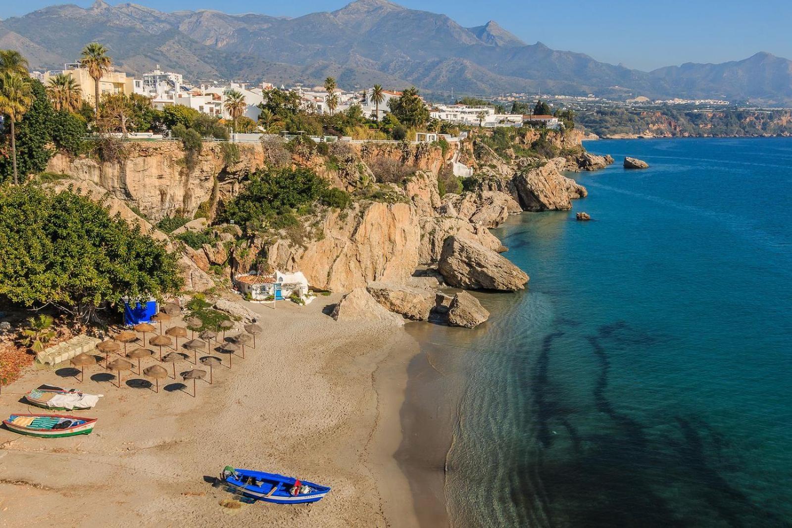 Wonderful Flat With Seaview In Nerja Lägenhet Exteriör bild